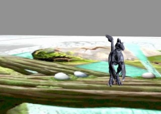 傷齒龍 Troodon animation loop