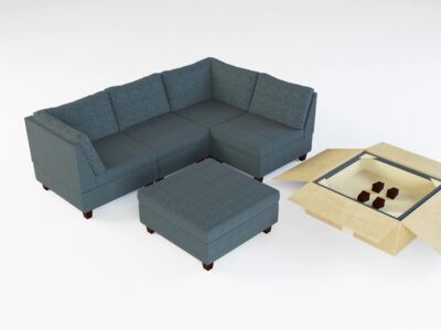 Bobkona Modular Sofa